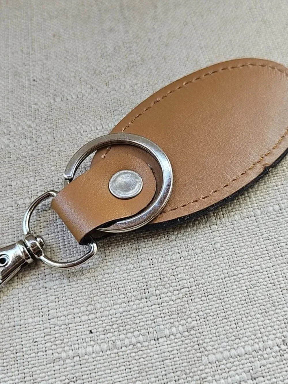 Handmade Keys Holder Genuine Leather keychain Keyring Brown Key Chain Ne